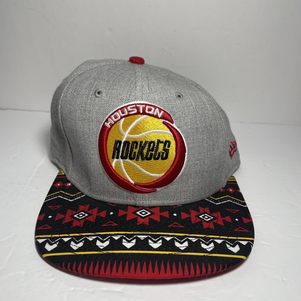 New Era 9FIFTY Hardwood Classic Houston Rockets Aztec Southwest Snapback Hat Cap